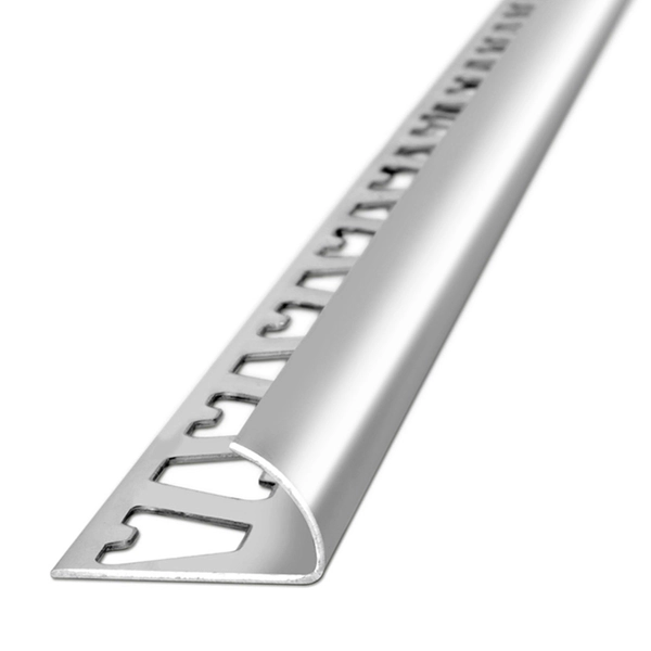 Guardacanto arco cromo brillante 6 mm x 10 mm x 2,5 m Atrim