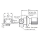 Grifería de baño FV pressmatic mezcladora de pared 0341-CR