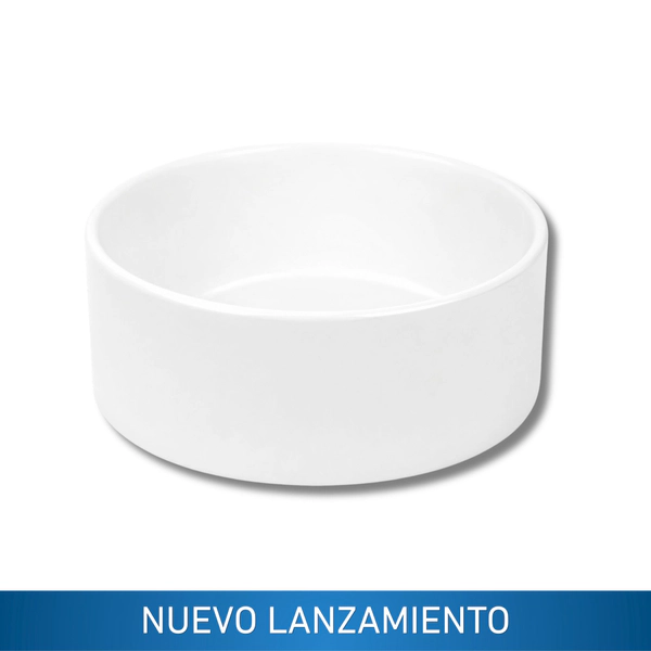 Bacha de baño circular Tundra Kitchen West blanca