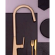 Griferia de cocina Ultragrif Monoc Amber Gold Rush UGA203G01