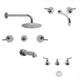 Griferia baño Hidromet Triumph Lever Lavat+ bañera d/Re+Bide
