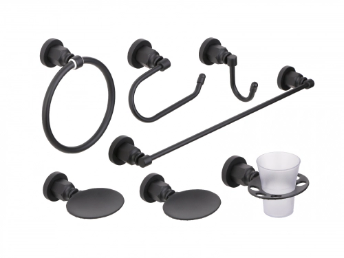 Set Accesorios 8 Piezas Häaz Vintage Black Estalgrif 351/180-10