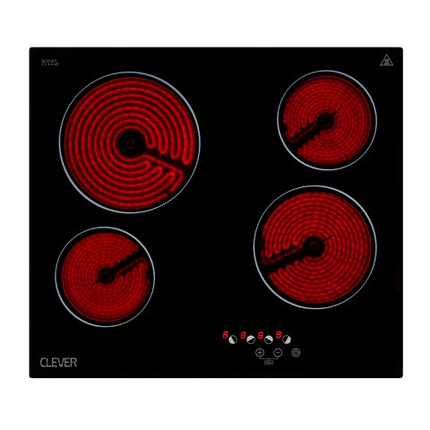 Anafe Clever Vitroceramico 4 hornallas 124