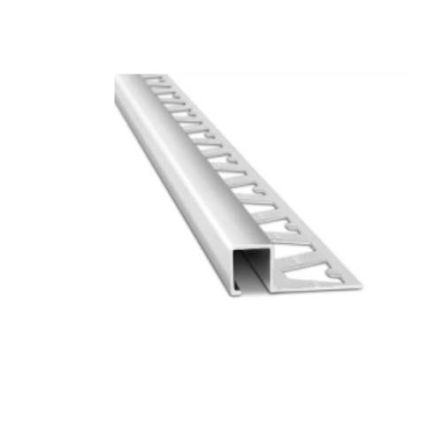 Guardacanto Atrim Quadra Aluminio 12x8mm 2,5 mts cromo mate