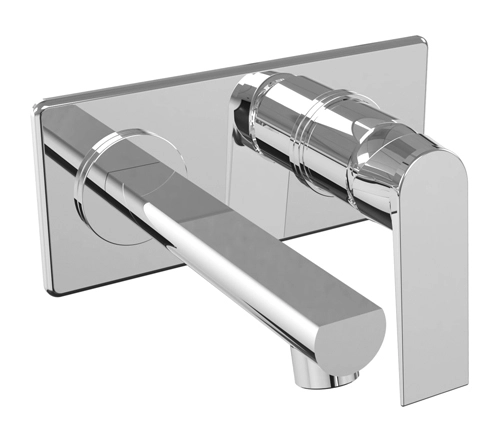 Griferia De Lavatorio Hidromet Raptor Monocomando De Pared Cromo 9480