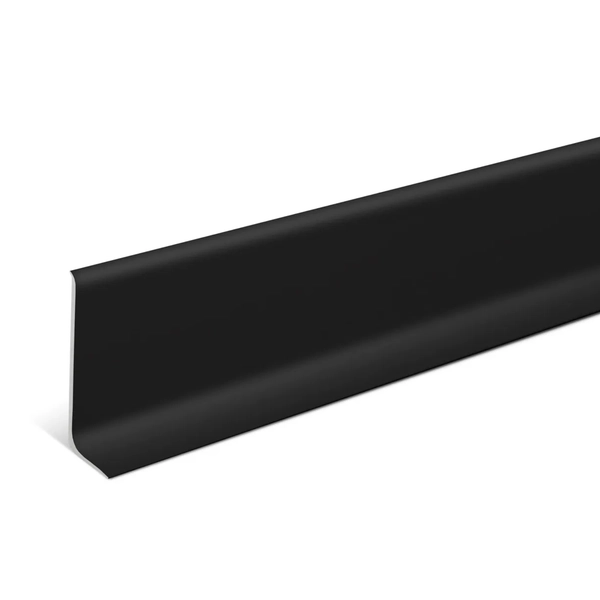 Zocalo Atrim 2.5 mts aluminio slim negro mate 2066