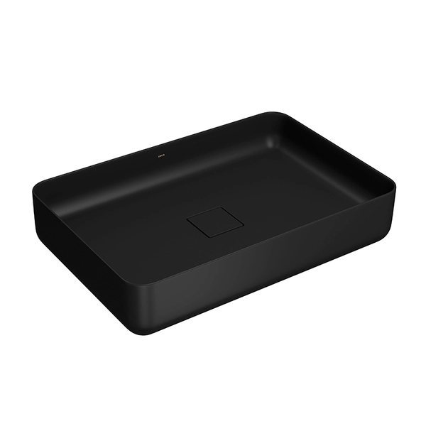 Bacha Deca Slim rectangular de apoyo negro mate L.13060.94