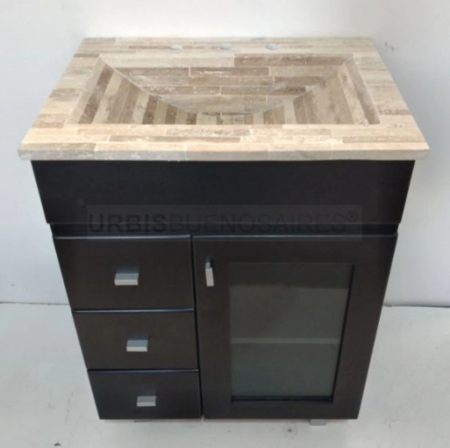 Vanitory Urbis Classic Wengue 59x45cm Con Mesada