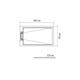 Piso de ducha Peirano 120X70X25 blanco PDU102