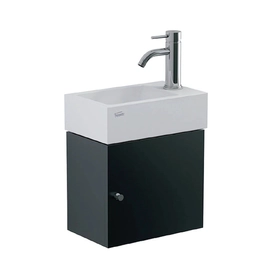 Mueble vanitory Ferrum armonica toilette negro ARM-MB-008-NE