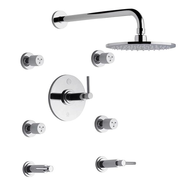 Kit grifería spa FV para bañera y ducha 0626/88-CR