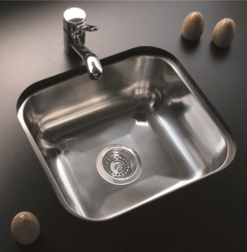 Bacha de cocina simple Johnson c/antirrebalse E28