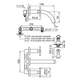 Grifería de lavatorio FV nevera de pared 0203/59-CR