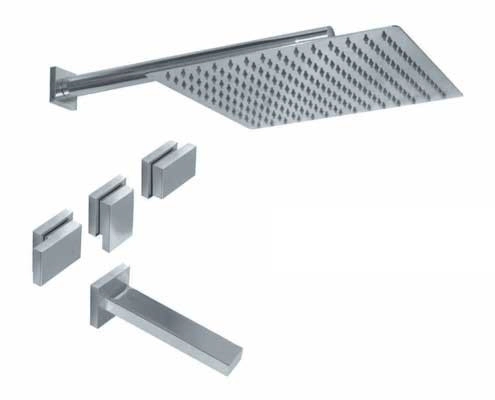 Griferia de ducha c/transferencia Hidromet Block Plane