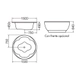 Casco acrilico Ferrum Rhonda BL001 KHI-IS-001-BL