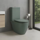 Inodoro largo Ferrum Fontana verde oliva FON-IN-250-VO