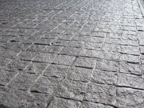 Piso de cemento Lanik 40x40 Adoquinado recto gde negro 2301