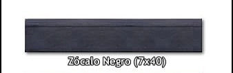 Zocalo cementicio Lanik 07x40 negro 5301