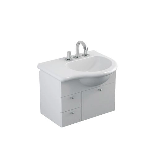 Mueble Ferrum Avignon de colgar 65 bco sin mesada X6IEB