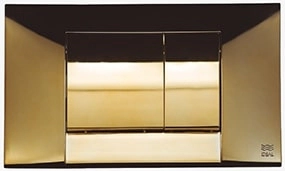 Accesorio de baño Ideal Tapa Tecla dual 81350 Dorada bri