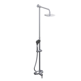 Griferia de ducha exterior Hidromet Flat c/barral y transf 8405 cr