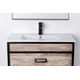 Mueble Campi Iron roble vintage 80 cm con mesada 1 ag