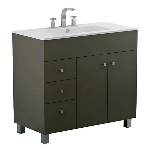 Mueble vanitory Ferrum 90cm cadria sin mesada CDR-MB-023-MO