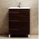 Vanitory Schneider 60 cm Wengue Rivo con mesada