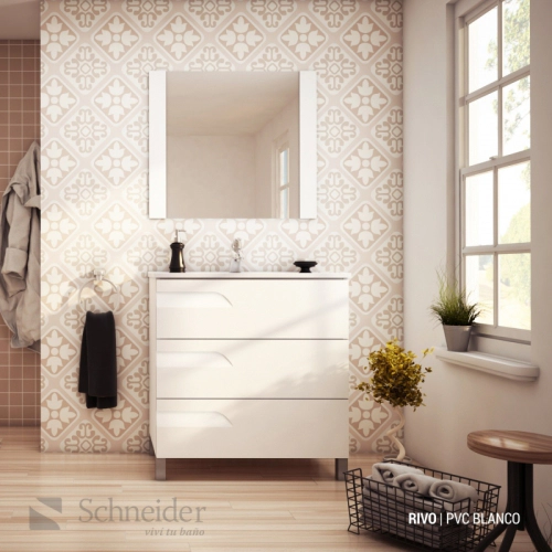 Espejo de baño Schneider Rivo Rovere 80