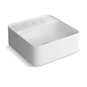 Bacha Deca de apoyo cuadrada 1 ag blanca L280.17