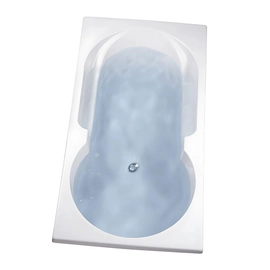 Casco de bañera Ferrum 170x87.5x42 carilo acrílico blanco