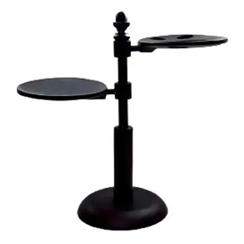 Jabonera portacepillo Ottone de pie negro LP02.5