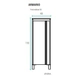 Armario Schneider Nature 40cm Blanco Texturado
