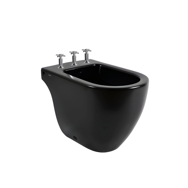 Bidet 3AG Ferrum Fontana negro satinado FON-BI-301-NS
