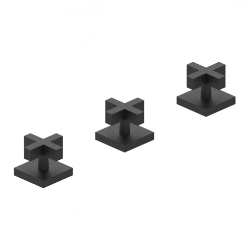 Griferia de bidet Hidromet Block cruz Black 3402