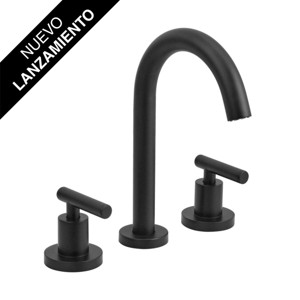 Griferia lavatorio Peirano Adra black 60-162N