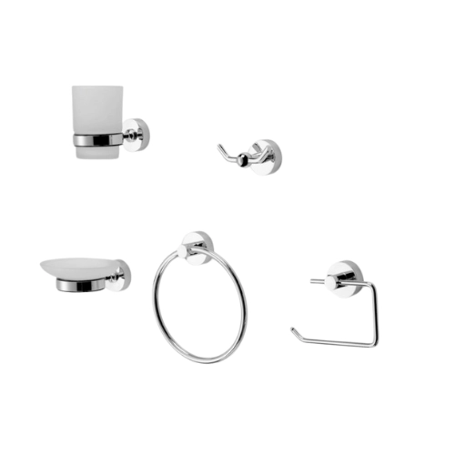 Accesorios de baño Peirano kit 5 pzas linea 3000 cr 3005