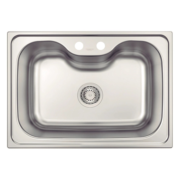 Bacha de cocina tramontina 69x49 morgana 60fx satinado 93806122