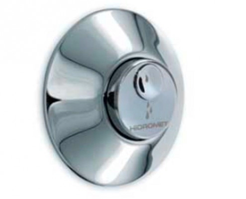 Griferia Valvula descarga Hidromet redonda c/corte cr 942