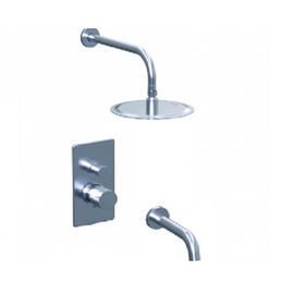 Griferia de ducha Hidromet Texture c/transf cromo 9803CRCR