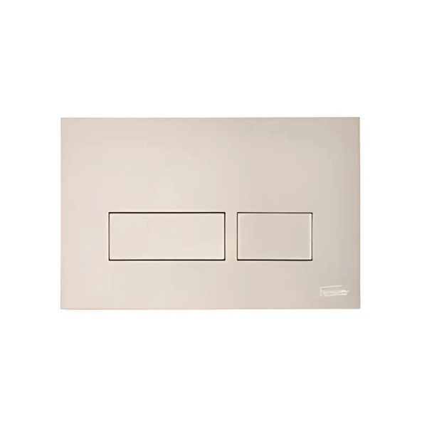 Tapa doble tecla Ferrum peltre rectangular REP-RA-051-PE