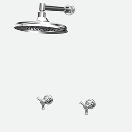 Griferia de Ducha Antique Cruz XXL Cromo 0615.40