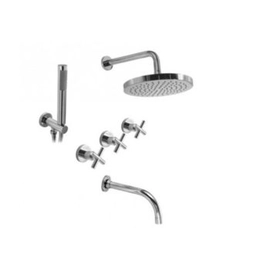 HIDROMET 2V DUCHA C/TR+DUCHADOR SUN CRUZ CC CR4563