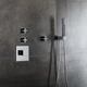 Ducha manual Novum con soporte brushed brass FR131/J3-BB