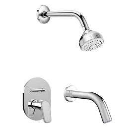 Griferia ducha con transferencia monocomando cromo Roca