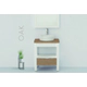 Mueble Campi OAK 60 cm roble/bl sin mesada OA6087