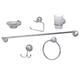 Accesorios de baño Peirano kit 6 pzas cr 8006