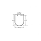 Roca Dama Senso Asiento C/A Bco