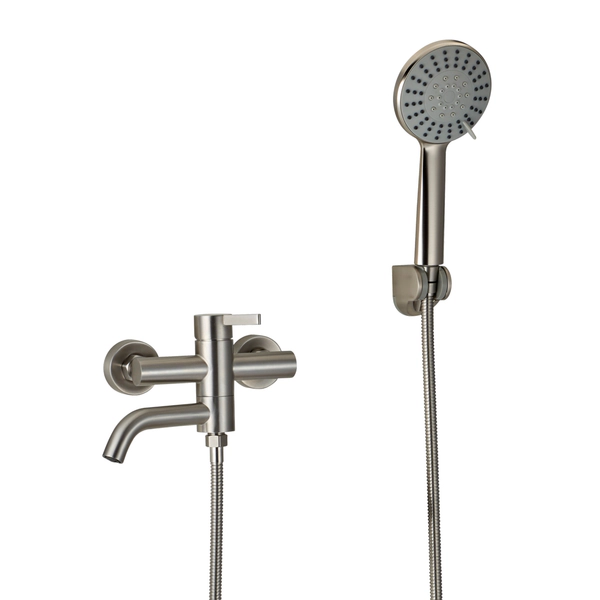 Griferia ducha exterior monocomando c/transf steel 83-205-CR Peirano