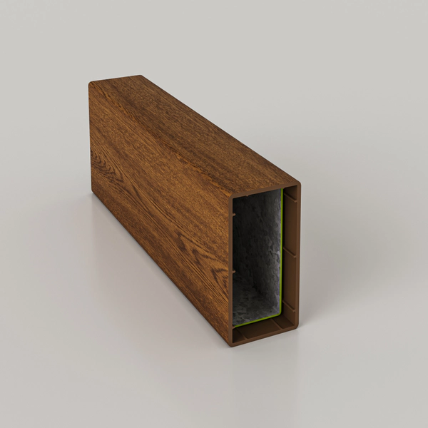 Tubular p/exterior Muchtek 76x38 Golden oak 913420010